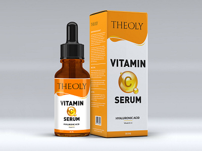 Hyaluronic Acid Concept Label Design acid brand branding concept design illustration label logo package packaging packagingpro product serum typography