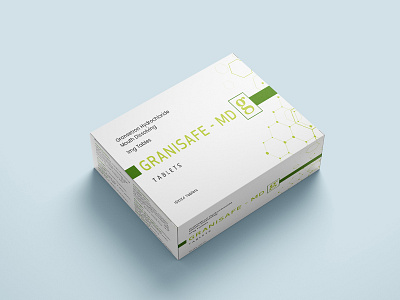 Granisafe Tablets Concept Label Design brand branding concept design illustration label label design logo medical package packaging packaging design packagingpro product tablets