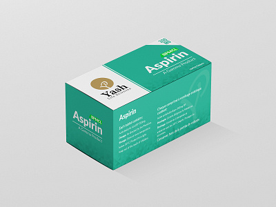Aspirin Tablets Concept Packaging Design brand branding concept design illustration label label design logo medical package packaging packaging design packagingpro product tablets