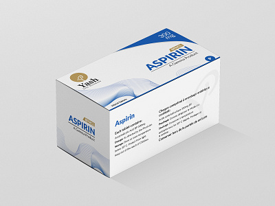 Aspirin Tablets Concept Label Design