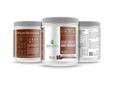 Bone Broth Core Protein Concept Packaging Design