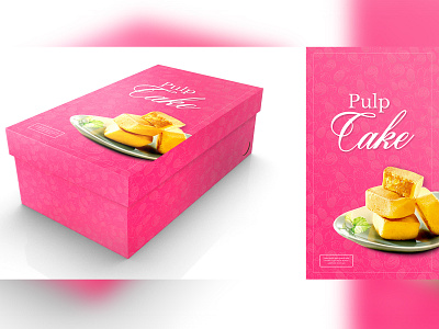 Pulp Cake Concept Label Design brand branding concept design illustration label label design logo package packaging packaging design packagingpro product pulp cake