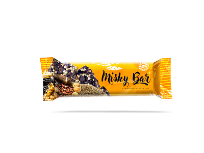 Misky Bar Concept Label Design brand branding concept design illustration label label design logo misky bar package packaging packaging design packagingpro product