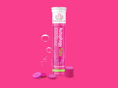 Dragonberry Natural Flavor Concept Label Design