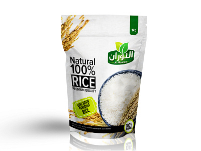 Rice Concept Label Design brand branding concept design illustration label label design logo natural package packaging packaging design packagingpro product quality ricepo