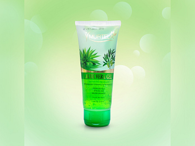 Aloe Vera Gel Concept Label Design