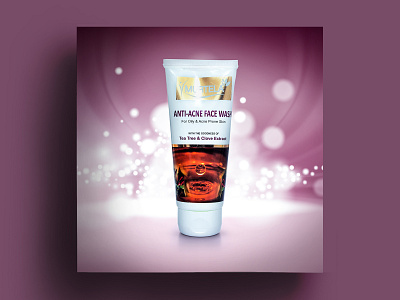 Anti-Acne Face Wash brand branding concept design face wash illustration label label design logo package packaging packaging design packagingpro product