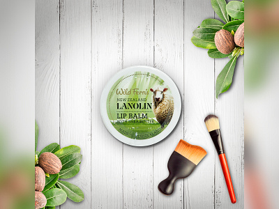 Lip Balm With Shea Butter brand branding concept design illustration label label design lip balm logo package packaging packaging design packagingpro product