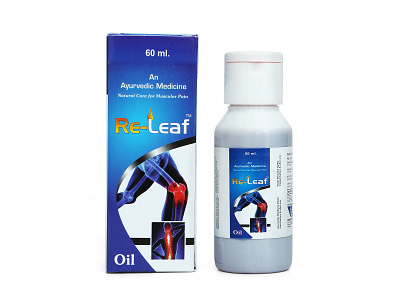 Re-Leaf Oil Concept Label Design