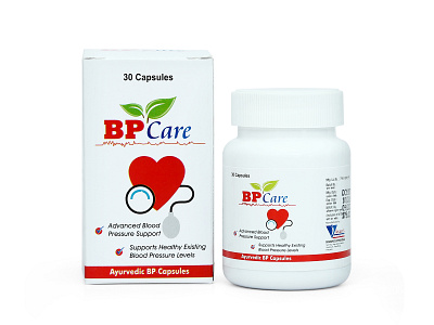 Ayurvedic BP Capsule ayurvedic bp brand branding capsule concept design illustration label label design logo medical package packaging packaging design packagingpro product