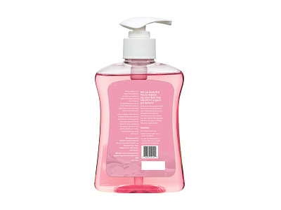 Skin Care Hand Wash Concept Label Design