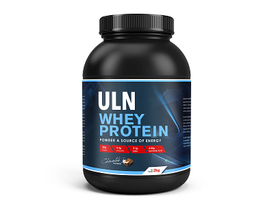ULN Protein Packaging Design brand branding design label logo package packaging packaging design packagingpro product