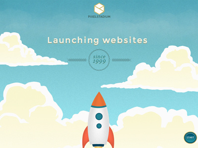 Dribbblethumb launch portfolio rocket website wordpress