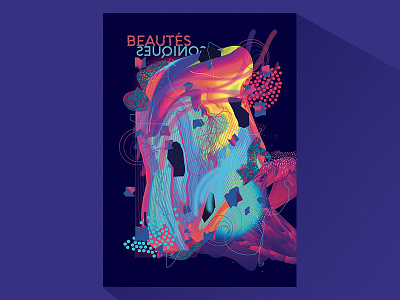 Post2dribble Beaut E Soniques contest festival illustration illustrator music photoshop poster