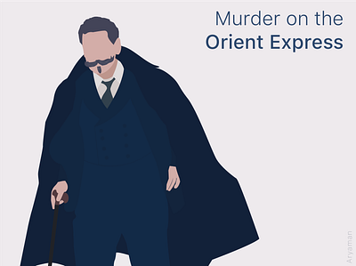 Murder on the Orient Express 2d character character design design graphic design illustration illustrator murder on the orient express