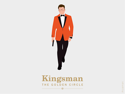 Kingsman: The Golden Circle 2d character character design design graphic design illustration illustrator kingsman the golden circle