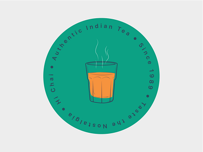 Chai Logo 2d branding chai chai cup cup design graphic design illustration illustrator logo tea tea cup vector