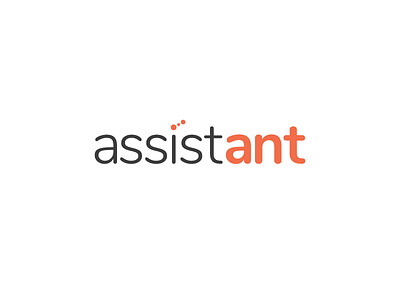 Assist Ant Logo ant branding identity insect logo logotype minimal wordmark