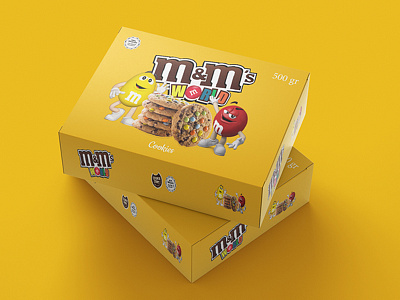 Here is my new M&M's cookie Mock-up project branding design illustration illustrator logo mockup photoshop