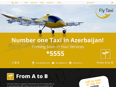 Taxi Web Design design illustrator mockup photoshop ui ux web