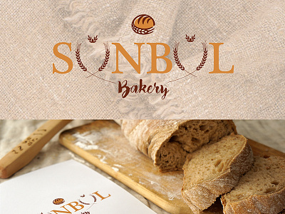 "SÜNBÜL" logo design branding design illustrator logo mockup photoshop