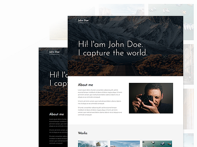 Atami - Portfolio Template folio html html template light minimal personal photo photography photography portfolio portfolio template