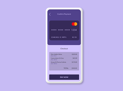 Credit Card Checkout UI daily 100 challenge daily ui 002 dailyui ui design uxdesign
