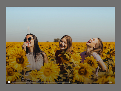 Video Player for #DailyUI #057 daily 100 challenge daily ui daily ui 057 dailyui design ui ui design uidesign uxdesign