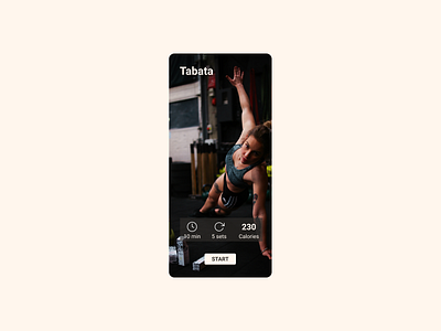 Workout Of The Day for #DailyUI #062 daily 100 challenge daily ui daily ui 062 dailyui design ui ui design uidesign uxdesign