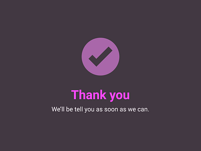 Thank You for #DailyUI #077