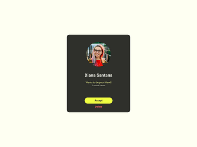 Pending Invitation for #DailyUI #078