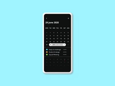 Date Picker for #DailyUI #080