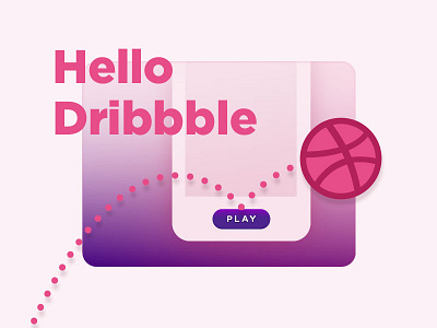 Ready to play! community debut dribbble first shot hello play welcome