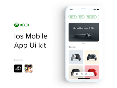 xbox IOS ui kit app branding design designs icon illustration ui ui design uidesign uidesigner uiux ux ux ui uxdesign webdesign website xbox xbox360