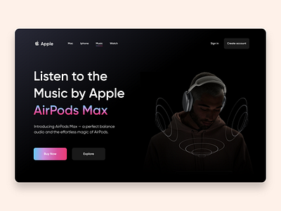 Apple hero header