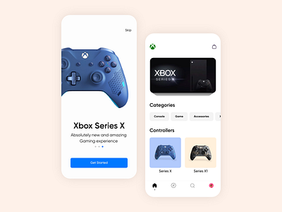 Xbox mobile UI screen