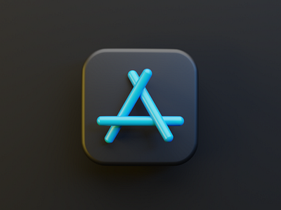 Appstore 3d icon 3d animation app branding design graphic design illustration logo motion graphics ui uidesign uiux vector website