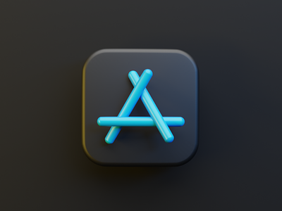 Appstore 3d icon