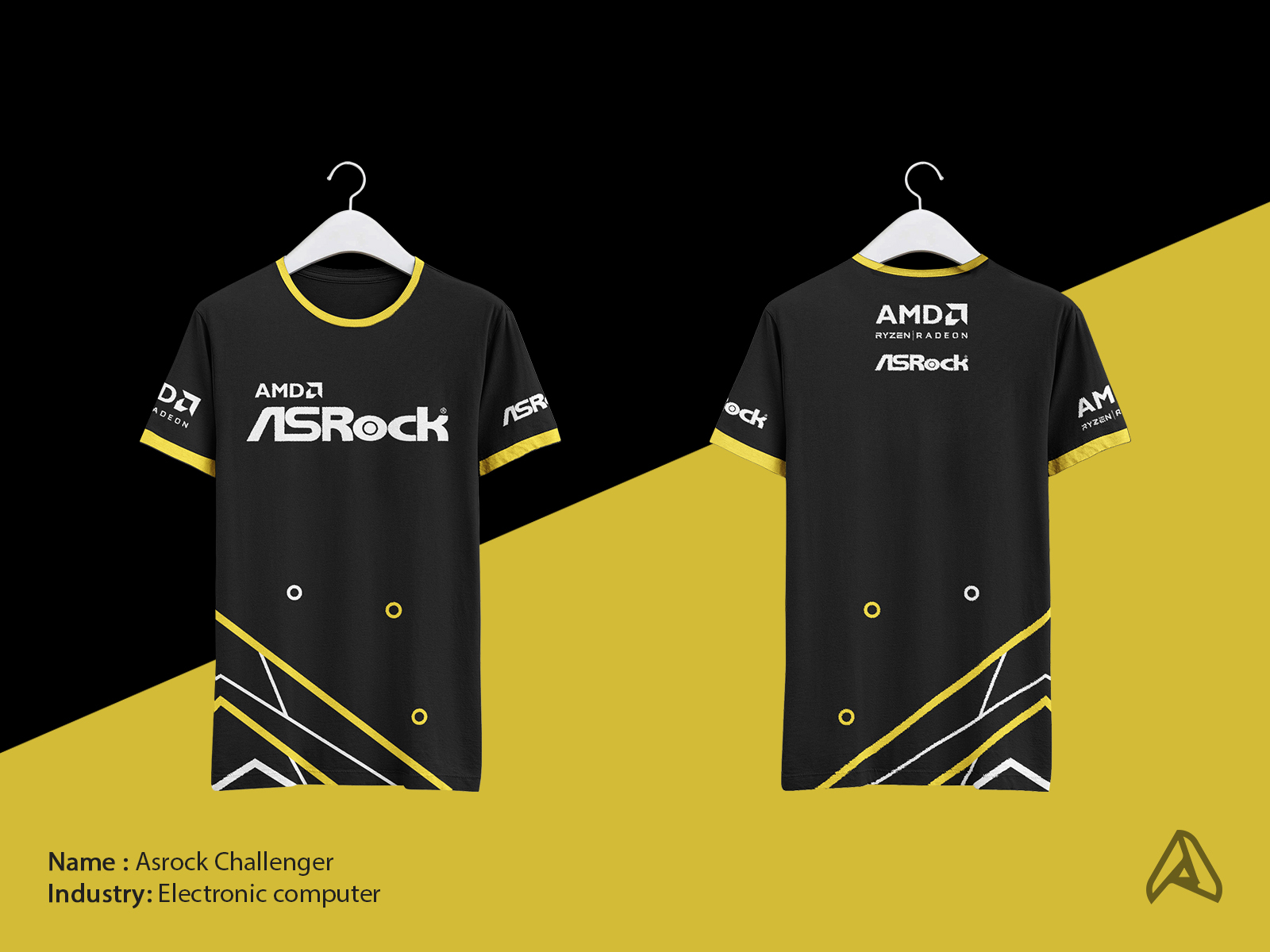 T-shirt Amd X Asrock by Amar on Dribbble