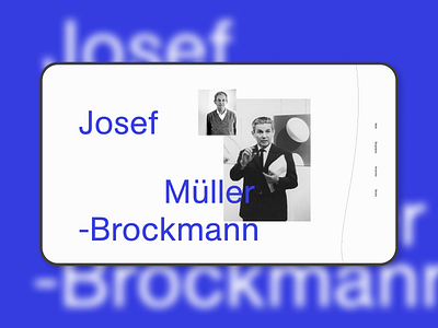 Josef Müller-Brockmann website