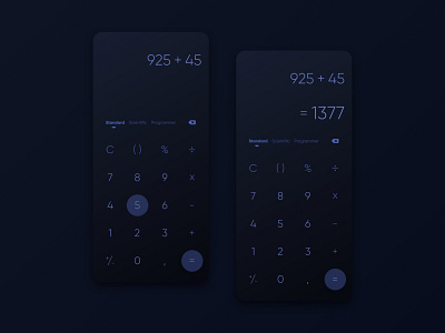 Daily UI - 004 - Calculator calculator concept conceptdesign dailyui design mobile mobile app ui ux uxdesign