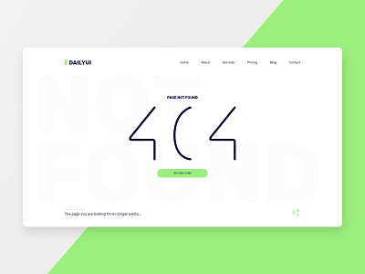 Daily UI - 008 - 404 page