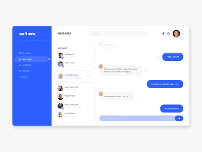 Daily UI - 013 - Direct Messaging chat concept dailyui design direct messaging ui ux uxdesign web 2.0 webdesign