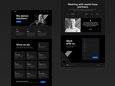 Dark Theme - Website Design