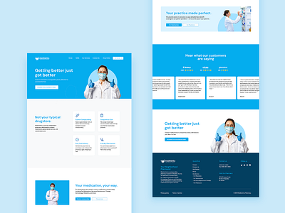 Medical Website Design branding design medical website website website design
