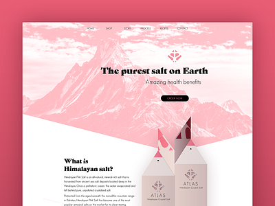 Atlas Salt Website Design atlas salt branding marton kocsis sonkas citrom ui ux web design