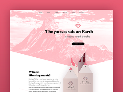 Atlas Salt Website Design