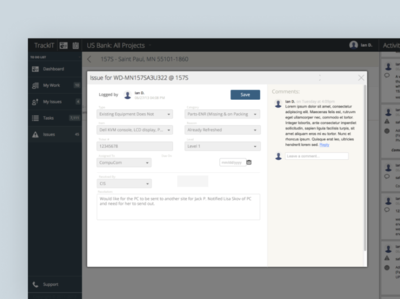 Old design from 2013: TrackIT - Form Model dashboad dashboard dashboard design dashboard ui design form field forms models product ui ui design ux ux design web app web application design