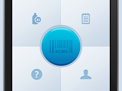 Tap Me (Revised) app blue button design icons ios iphone ui