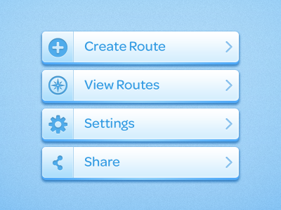 Welcome Screen app button design icons ios iphone mobile navigation